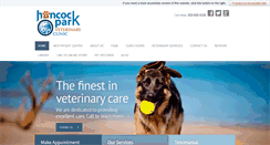 Desktop Screenshot of hancockparkvetclinic.com
